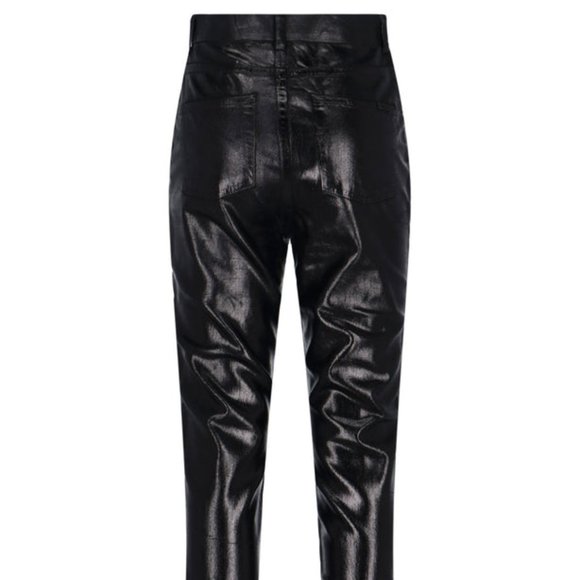 Saint Laurent  High Waisted Shiny Effect Jeans - Picture 9 of 16
